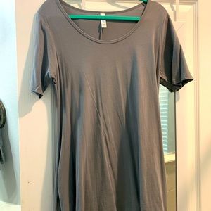 LuluRoe perfect tee gray